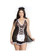 Robe de Poupée French Maid - Noir, Blanc
