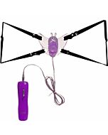 Baile strap on butterlfy mini con vibracion lila