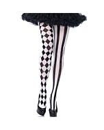 Collants Arlequin NoirBlanc