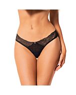 Culotte en dentelle rouge