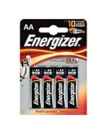 Piles alcalines Energizer AA LR6 - Pack de 4 unités