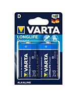 Pile alcaline Varta Longlife LR20 - Pack double