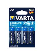 Piles Varta Longlife AA 4 unités