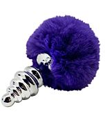 Plug Spirale Dark Violet - Plaisir Anal