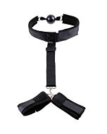 Bâillon Menottes en Néoprène Ohmama