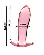 Plug Nébuleuse Rose 12,5 cm - Ibiza Brillant