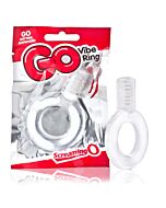 Anneau Vibrant Transparent en Verre Vibrant