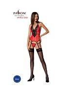 Corset Pivoine Rouge Passion Séductrice