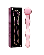 Dildo en verre Rose Nébuleuse 13