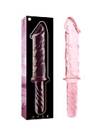 Dildo en Cristal Rose Nébuleuse