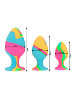 Ensemble de plugs Rainbow Bliss