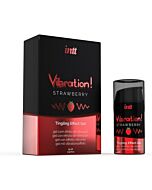 Vibromasseur liquide à la fraise Intt 15 ml