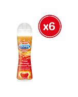 Durex jeu fraise doux 50 ml (6 pièces)