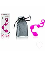 Les jolies boules d'amour lilas triple