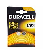 Duracell pila boton alcalina lr54 lr1130 ag10 1,5v blister*2
