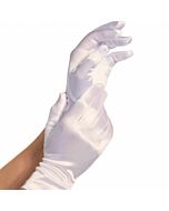 Gants Satin Blanc Glamour