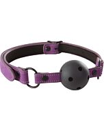 Lust bondage mordaza con bola - morado