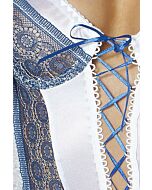 Chemise & String Passion Eleni Blanc L / XL