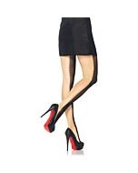 Leg avenue culotte réseau industriel double tonalité jaune et noir