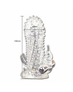 Ly-danse lapin pénis vibrateur extension courageuse