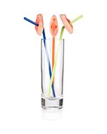 Straws forme sexy Chichi (1 unité)