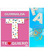 Guirnalda te quiero (cartulina 220gr)