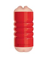 Pdx poignée serrée masturbateur masculin bouche / ano rouge