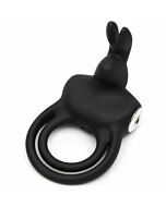 Happy rabbit anillo vibrador recargable negro