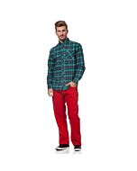 Pantalones 5 bolsillos indian rojos