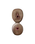 Cybersking frais anus noir et masturbateur vaginal