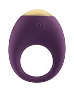 Eclipse annulaire de vibrateur violet pour pénis