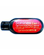 Saninex 2 en 1 lubrifiant et massage intime provocateur