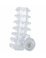 Casual ring funda pene vibrador transparente