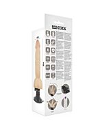 Basecock vibrador articulable control remoto natural 20cm