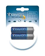 Batterie rechargeable HR06 1,2V 2000mA Dayron Pack 2