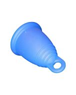 Copa menstrual clasica anilla azul grande