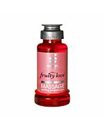 Fruité amour massage effecteur de chaleur d'huile de 100 ml de fraises avec rutabaga Shampagne