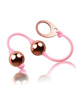 Rocks-off - bolas golden balls rosa-doradas