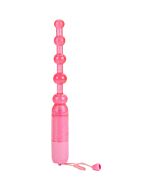 Vibrador anal pleasure beads rosa