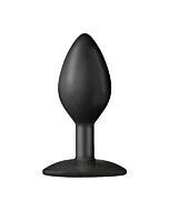 Les minis spade plug anal noir moyen