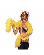 Boa plumes jaunes 1,83 cm,
