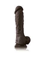 Colours pleasures pene realístico 23cm - marrón