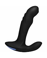 17x P-trigasm - Stimulateur de prostate en silicone 3 en 1 - noir