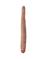 King cock pene realístico doble 41cm mulato
