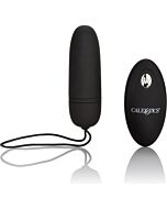 Huevo vibrador de silicona con mando negro