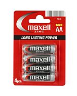 Piles Maxell Zinc AA LR6 4 unités: Énergie Infinie