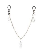 pendentifs en verre pour mamelons avec chaîne