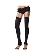 Leg Avenue opaques collants noirs sans étriers