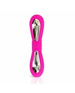 Vibromasseur rose et or bowknot 7V
