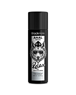 Base de reparación anal Black Hole con agua relajante y ácido hialurónico 100 ml.
